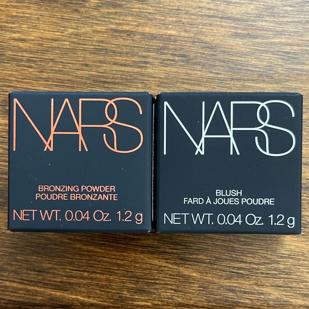 NIB NARS Orgasm Blush & Laguna Bronzer Powder Mini Size Duo Cult Favorites